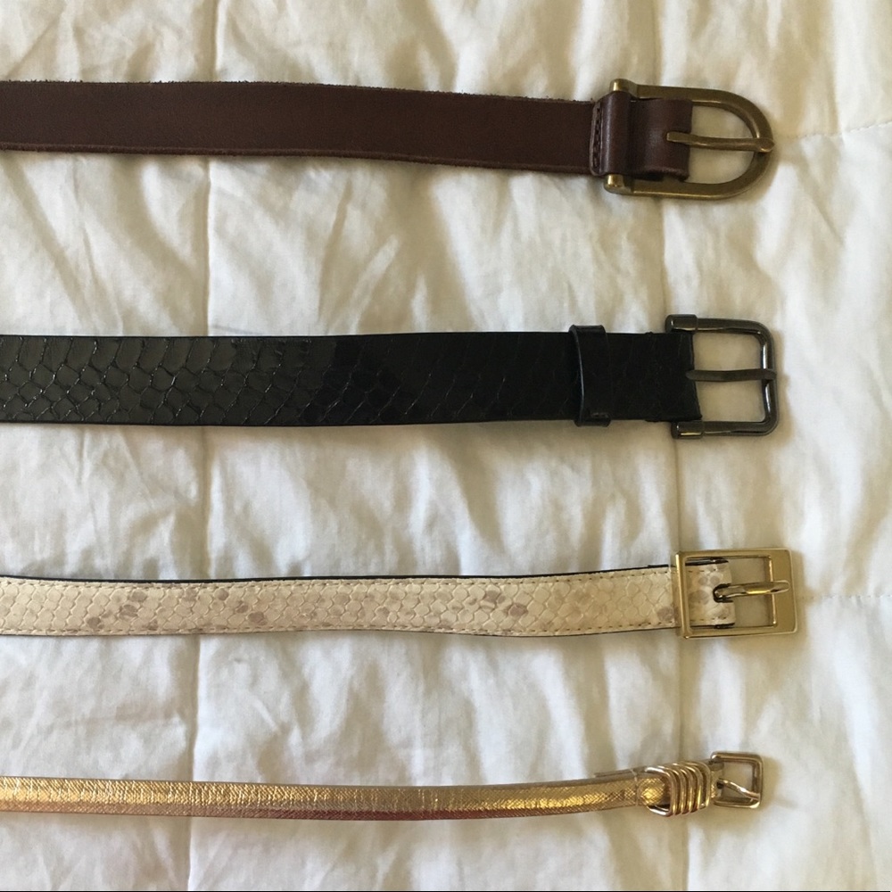 Set of 4 Belts